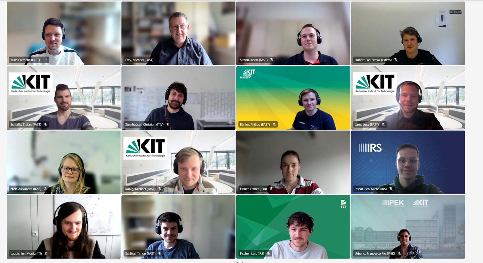 Online Topic Lecture of Dr. Michael Frey (KIT-FAST)